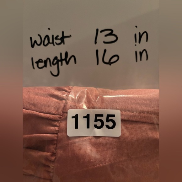 Free People One Tuxedo Faux Wrap Asymmetric Blue Raw Hem 4 Rose Pink 1155 - Picture 7 of 7